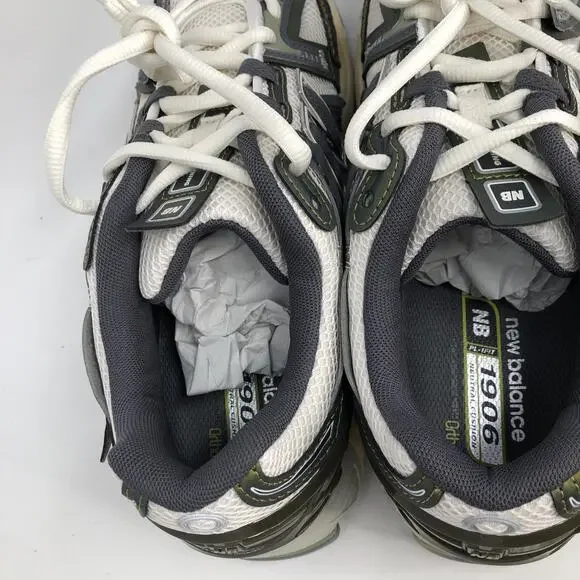 New Balance 1906A Unisex W12.5/M11 Green Mesh Lace Up Casual Sneaker - Picture 13 of 14